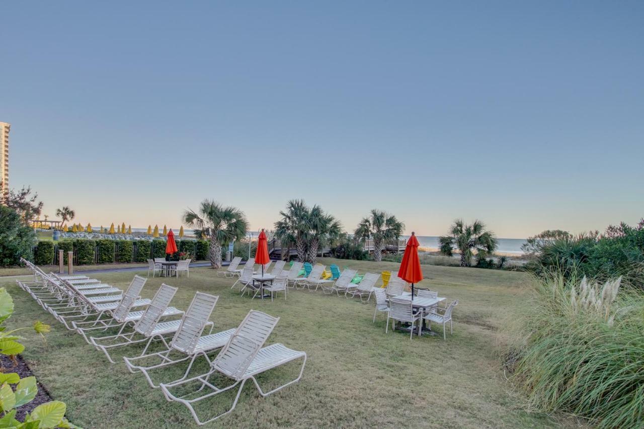 Oceanfront Condo W Balcony King Bed Meridian Plaza Myrtle Beach Exterior foto