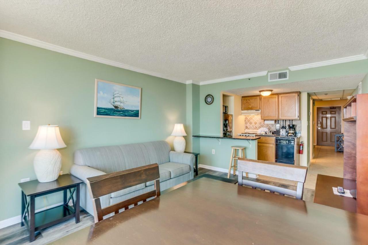 Oceanfront Condo W Balcony King Bed Meridian Plaza Myrtle Beach Exterior foto