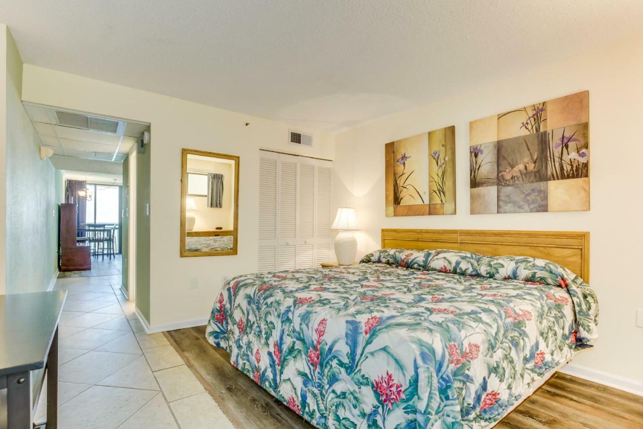 Oceanfront Condo W Balcony King Bed Meridian Plaza Myrtle Beach Exterior foto